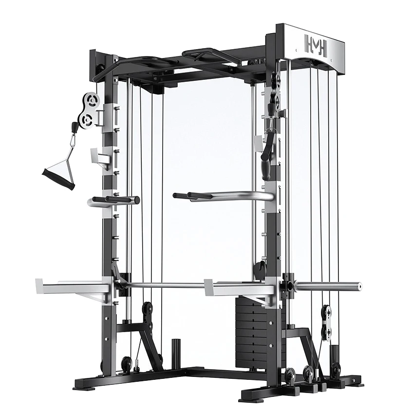 Multi-functional Home Smith Machine, Comprehensive Trainer, Flying Bird, Gym, Pull-up Squat Frame, Commercial, 2022