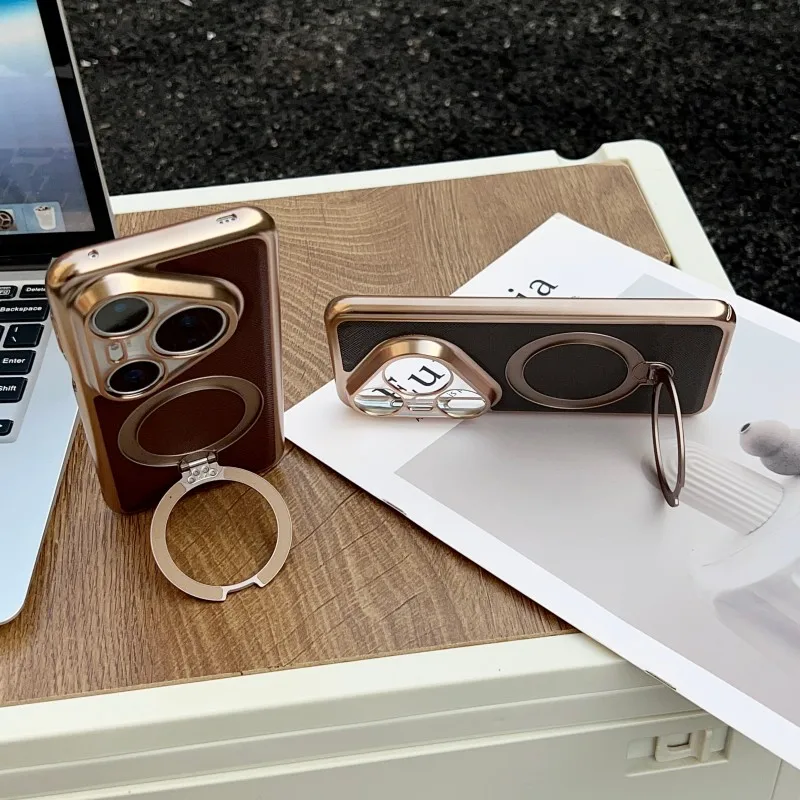 Electroplated Metallic Paint Phone Case with Full Lens Coverage, Shockproof and Drop-Resistant