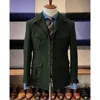 Men's Herringbone Hunting Jacket Casual 4 Pockets Fashion Design Vintage Tweed Blazer Blazer Single Breasted Comfortable Work 3