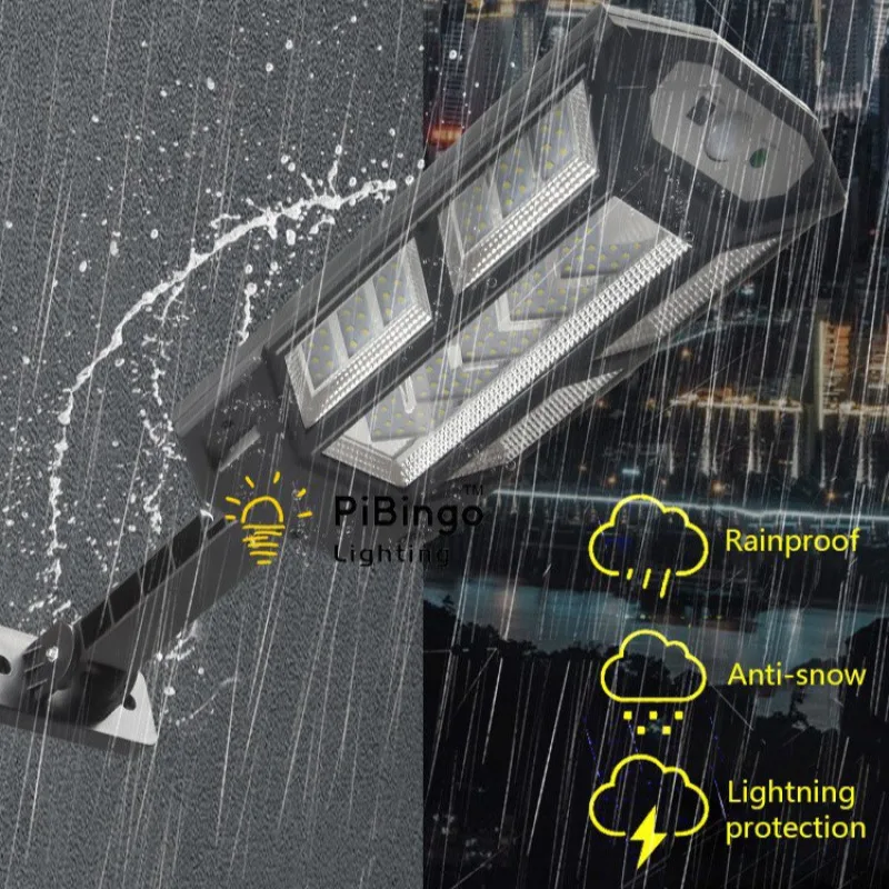 Solar Garden Light with Remote Control Integrated Body Sensor, Solar Panel, & 18Month Warranty