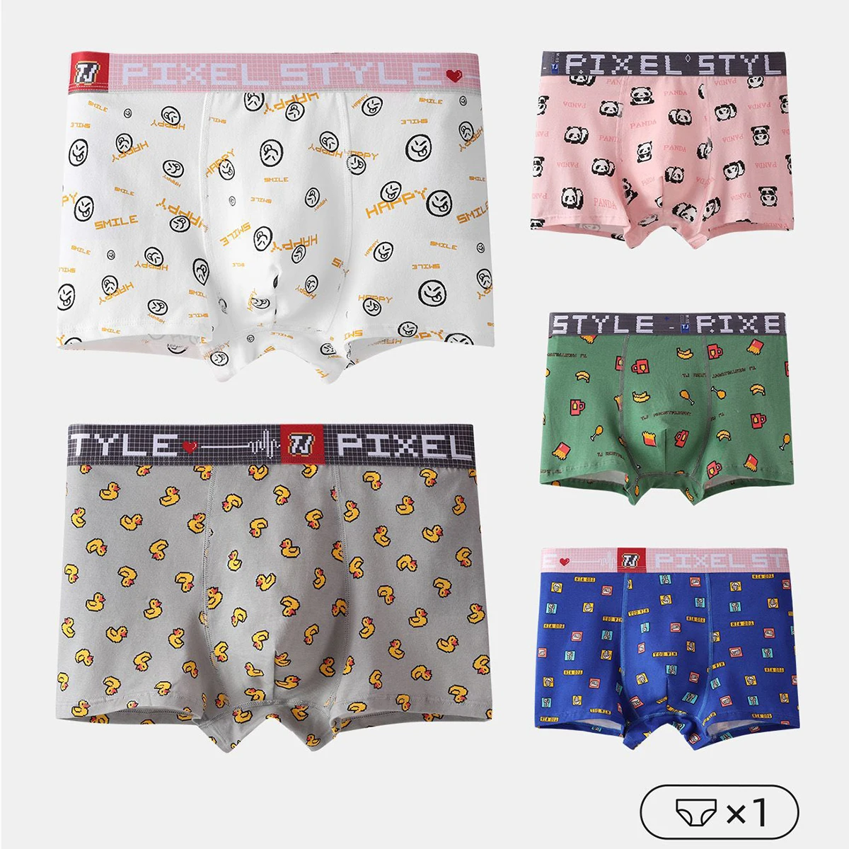 

Новое поступление, хлопковые мужские трусы, Симпатичные брифы, цветные трусы, подростковые дышащие удобные шорты