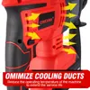 ONEVAN 2000W Brushless Electric Rotary Hammer Drill 10600BPM Cordless Multifunctional Hammer Impact Drill Set For Makita Battery 5