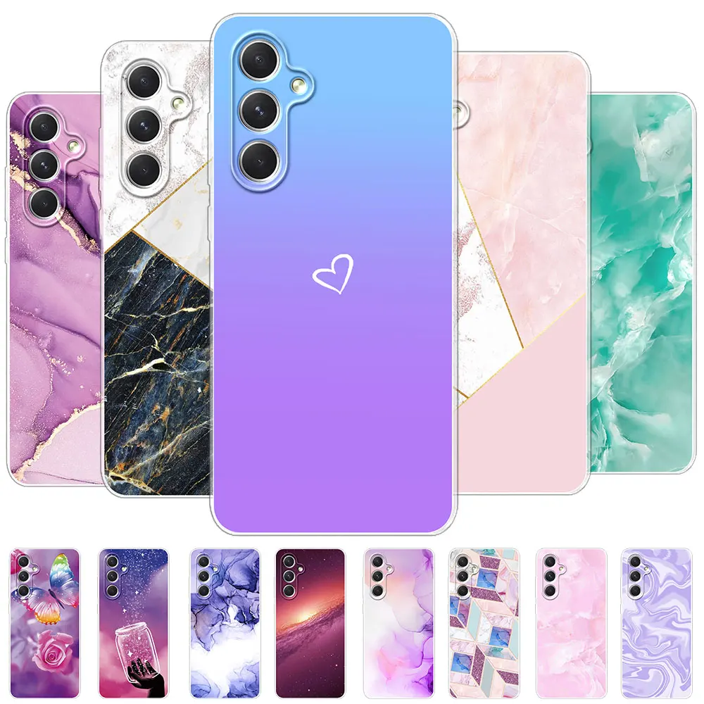 Per Samsung A25 5G Custodia Trasparente In Silicone Morbido Tpu Cover Posteriore Coque Per Samsung Galaxy A25 Custodia Per Telefono Per Samsung A25 Pa