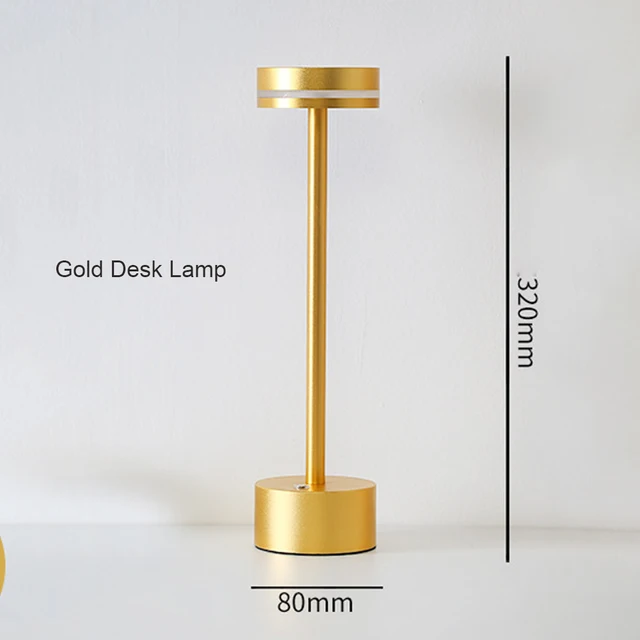 E Gold Lamp
