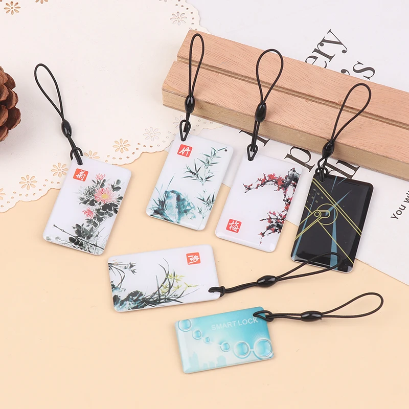 [E] 10Pcs 13.56Mhz IC 카드 TTlock BLE 전자 스마트 도어 잠금 카드 디지털 스마트 지문 잠금 장치 소형 RFID 카드 잠금 해제