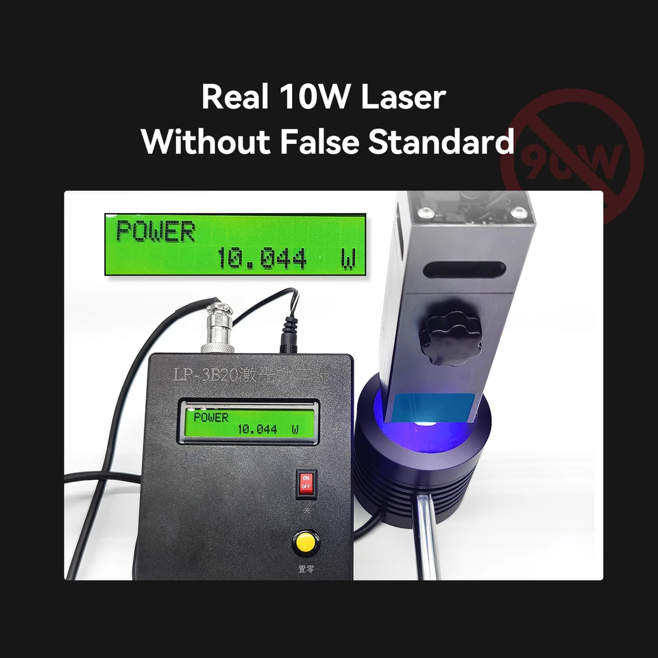 デジタルレーザー彫刻機,10プロ,50W,410x400mm,固定焦点,超薄型