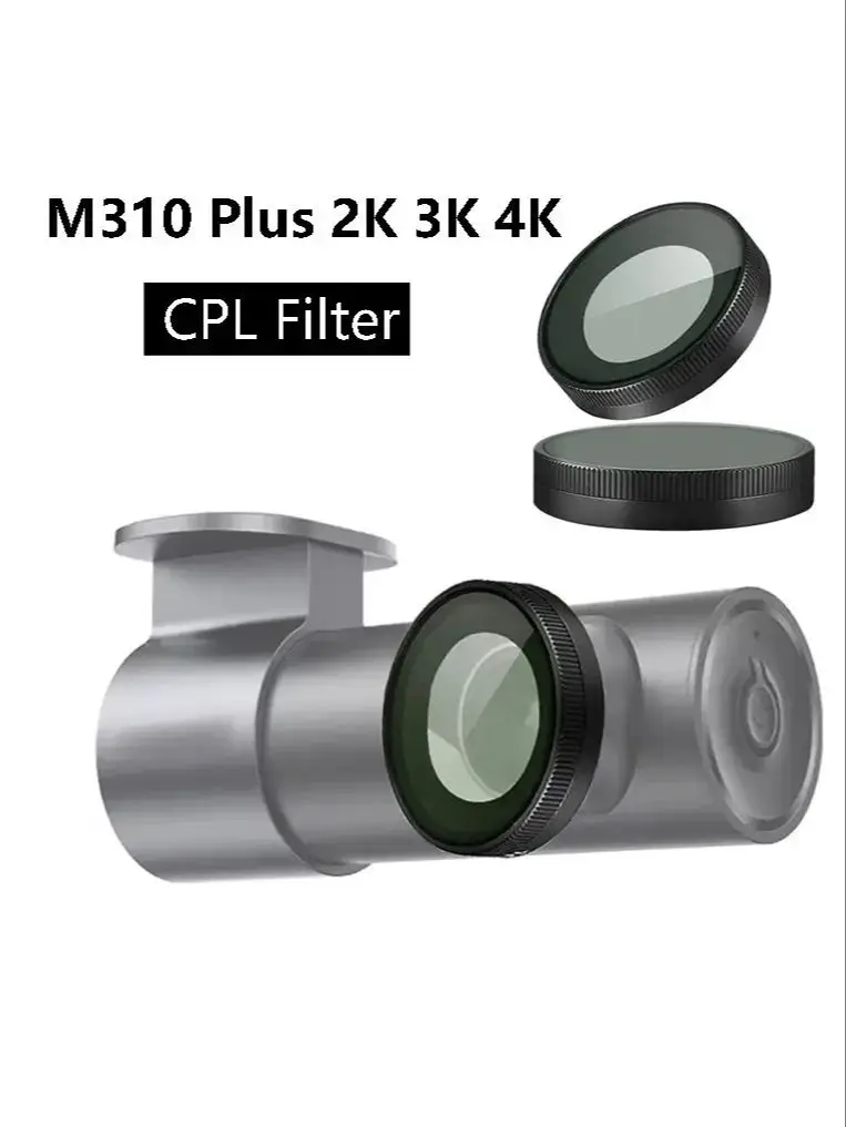 für 70mai Dash Cam M310 Plus 2k 3K 4K CPL-Filter Reduziert Blendung und Reflexionen für 70mai Dash Cam M310 Plus CPL-Filter – Detail 2