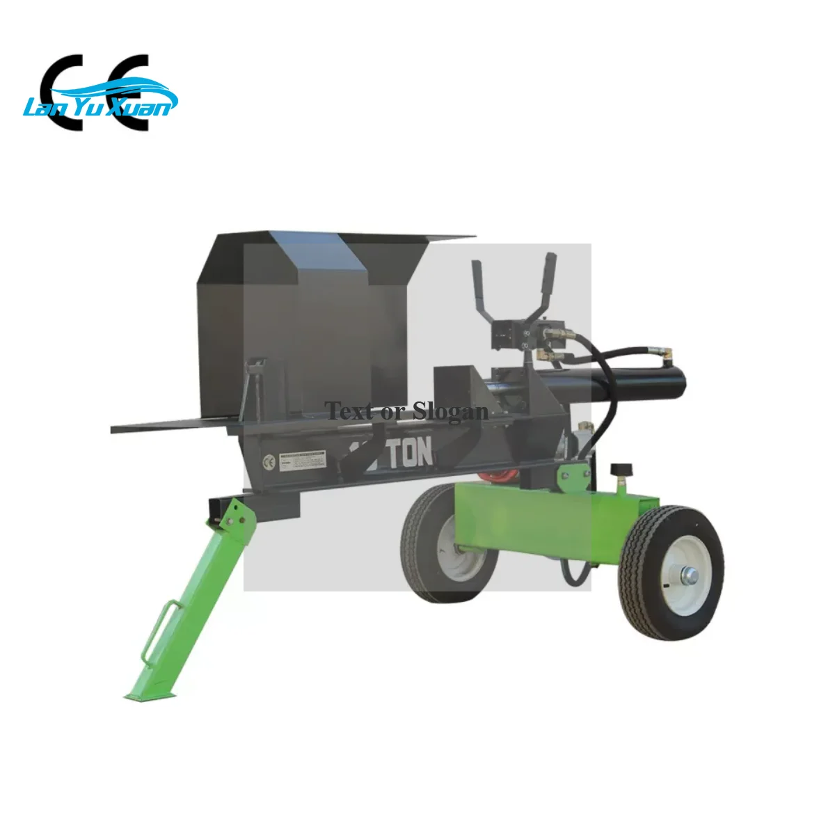 

hydraulic vertical automatic fast firewood screw log machine 60t wood splitter