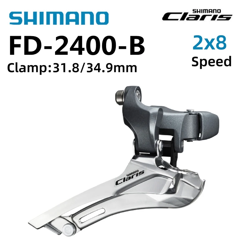 パーツ Shimano Claris2400 SHIMANO CLARIS R2000 2x8 Speed Front Derailleur FD-2400