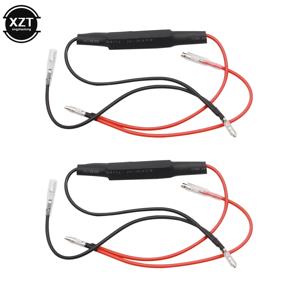 12V Universal Motorcycle Flasher LED Turn Signal Indicator Resistor Adapter