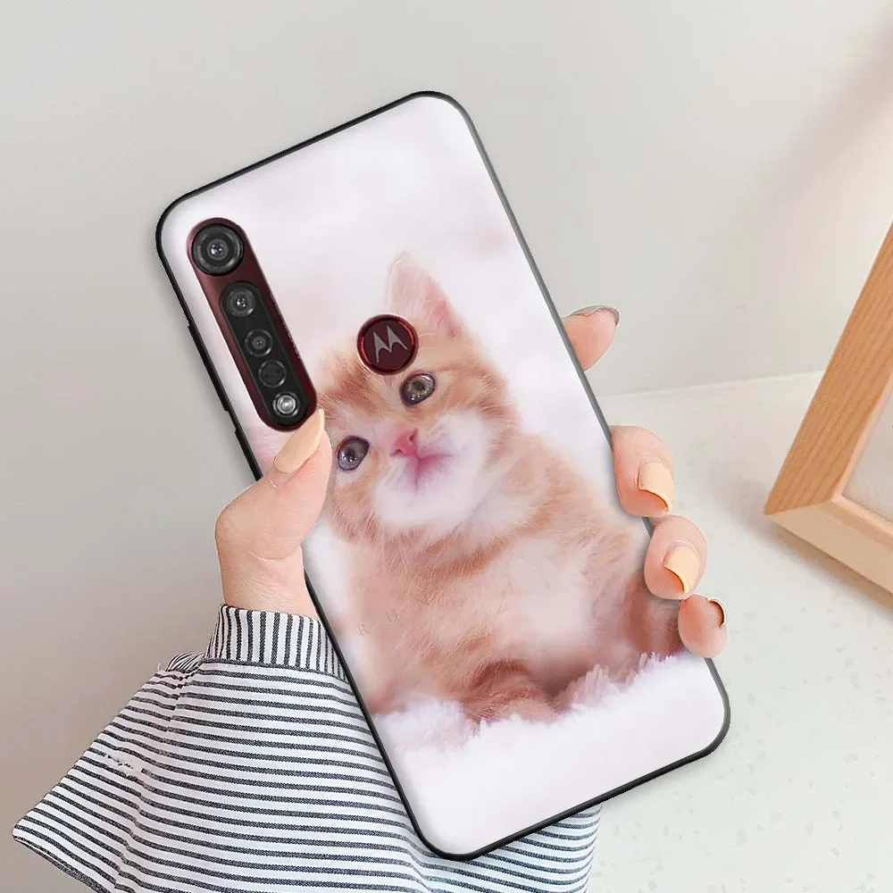 Sleek Matte Silicone Protective Case - Fashion TPU Back Cover for Motorola Moto G8 Plus, G8 Play & G8 Power