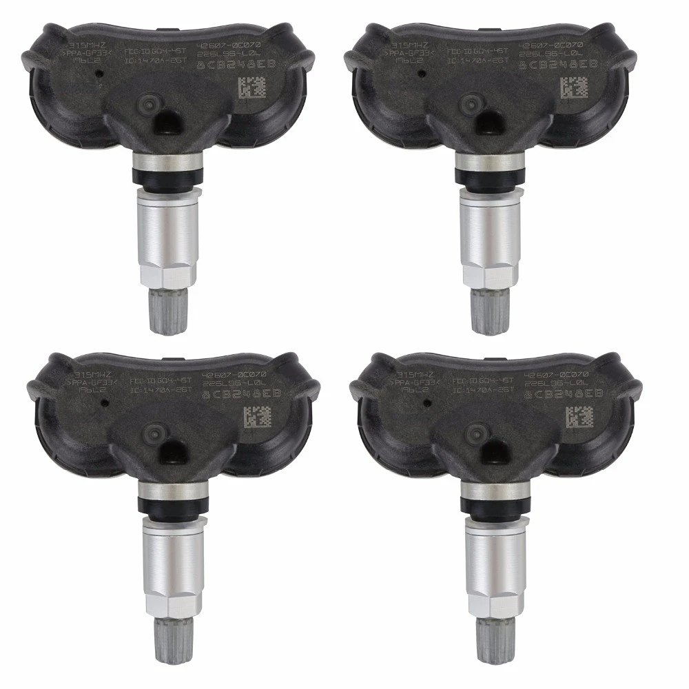

Комплект Датчиков TPMS 42607-0C070 для 4 Toyota Sequoia Tundra 42607-0C030 42607-0C050 42607-08010