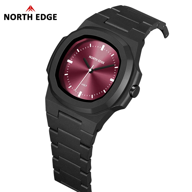 NORTH EDGE VOLT Unisex Waterproof Digital Sports Watch - Stylish 50M Swim-Ready Timepiece