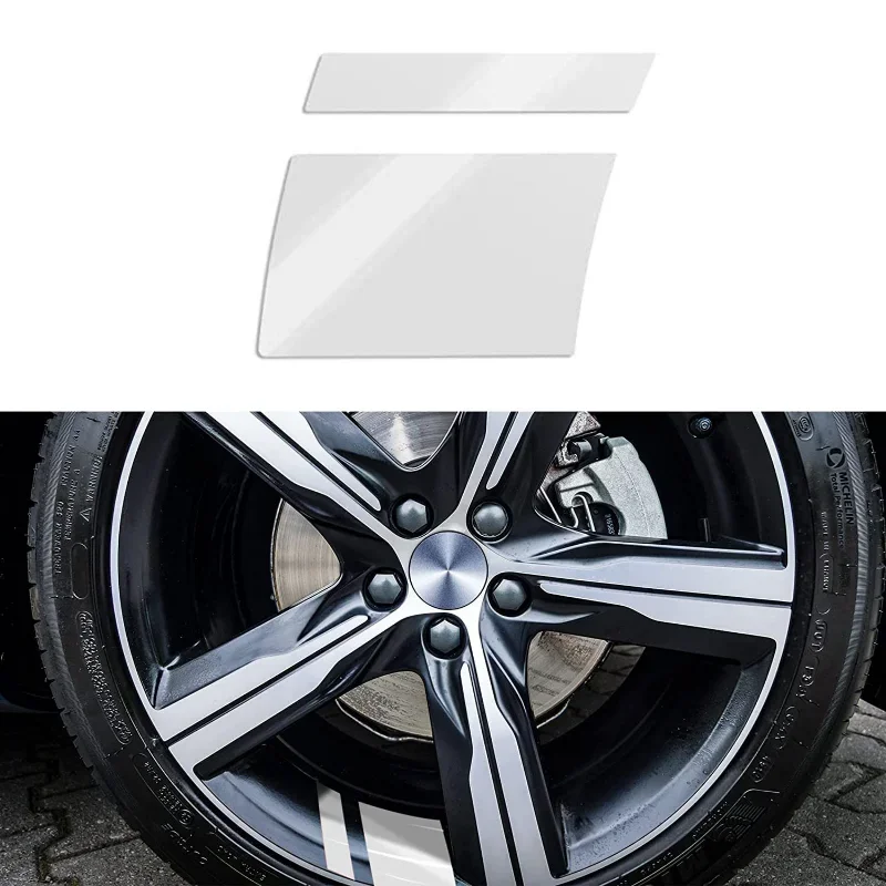 Reflective Wheel Rim Vinyl Warning Stripe Decals - Car Decorative Stickers