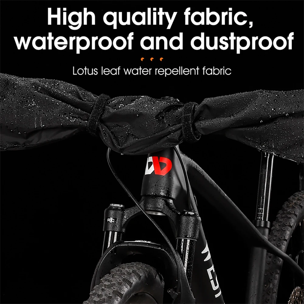 Bike Handlebar Protector Cover Waterproof Dustproof Road Bicycle Maintenance Cover Bike Riding Handlebars Protective Cover