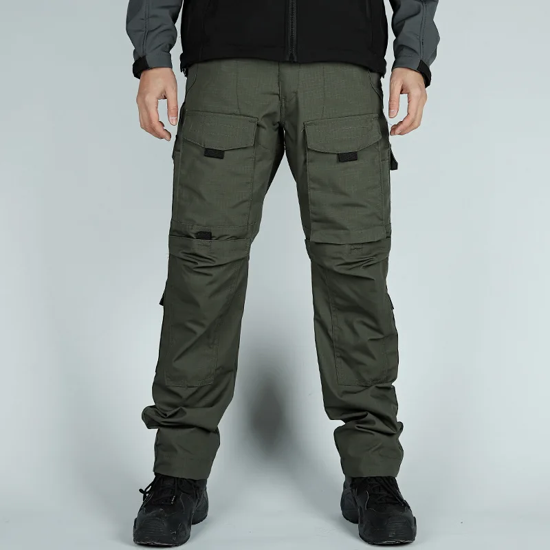 

Outdoor tactical trousers multi-bag trousers overalls male special forces military fans wear-resistant hunting outdoor camouflag