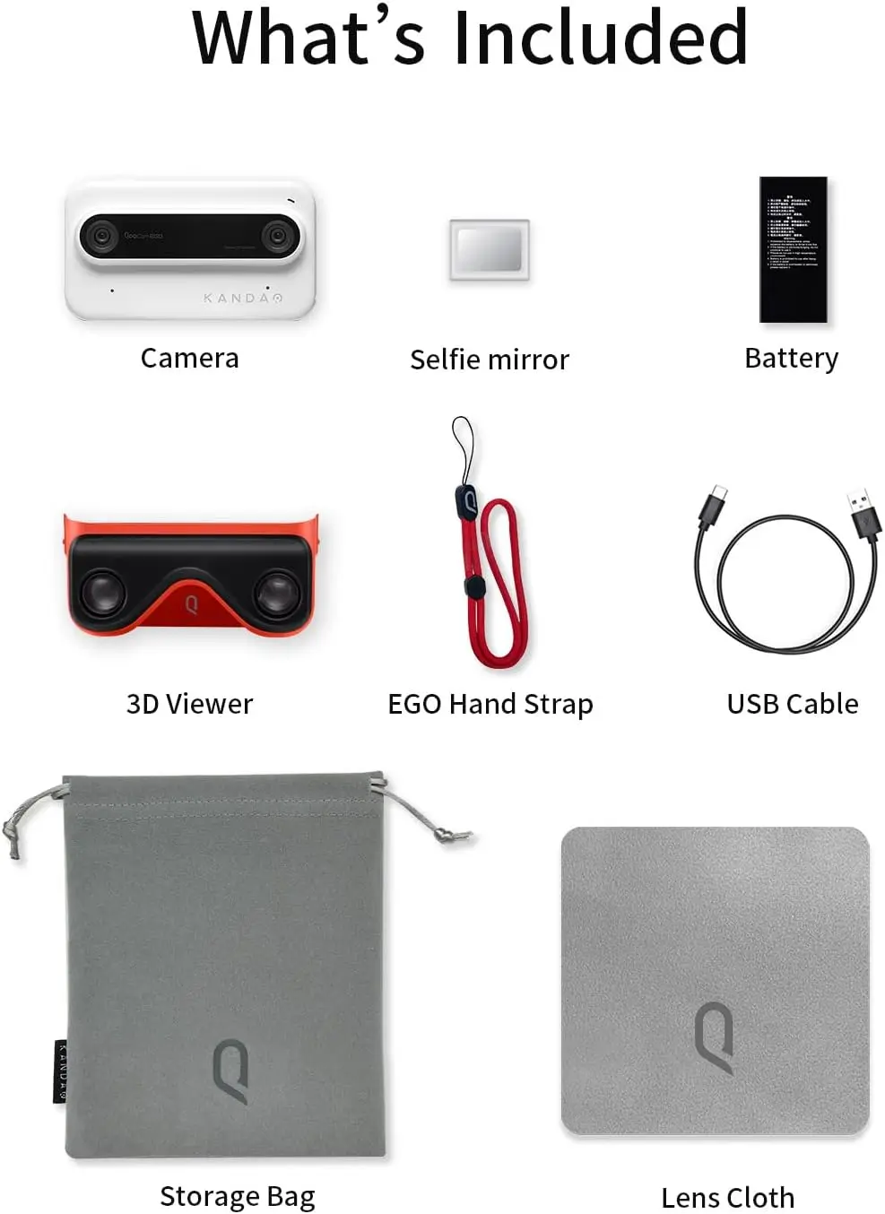 Original Kandao QooCam EGO 3D Camera - Compatible on PICO 4 & Meta Quest 3 VR Headsets 5
