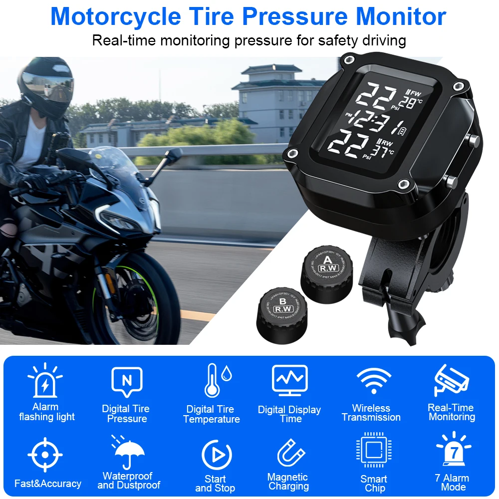 Anchtek  TPMS   Ÿ̾ з ͸ ý, USB , LCD ÷,   