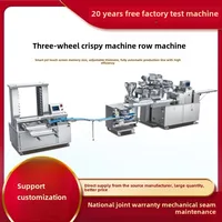 Fully Automatic Imitation Handmade Multifunctional Three-channel Rolled Pasty Machine Sesame Cake Meat Muffin Moulding Machine 1