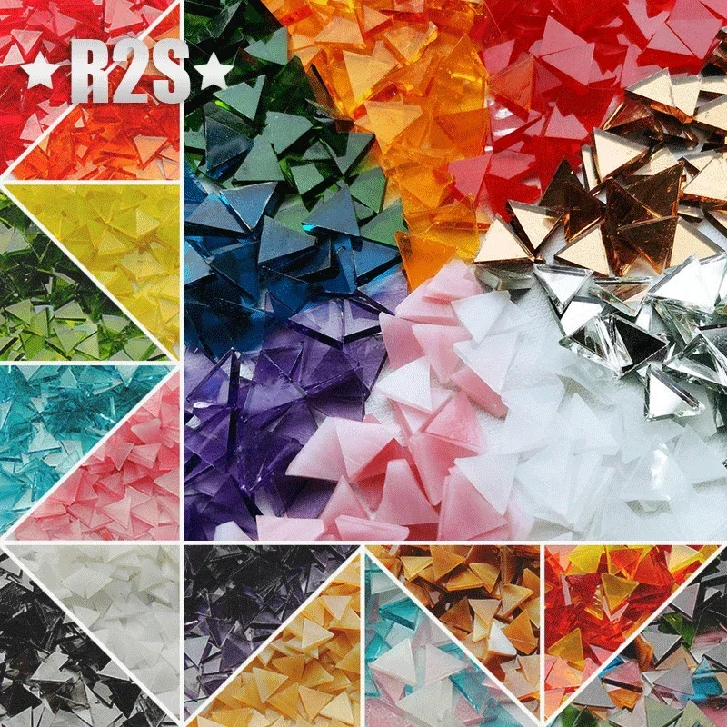 50g stained Glass Mosaic Tiles bulk crafts Mosaic Piece DIY Making supply for Craft Hobby Arts Wall Decoration arte ceramic mosaic tiles