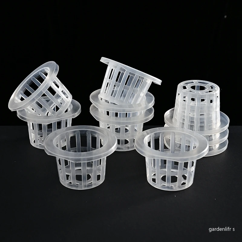10PCS Hydroponic Planting Basket Soilless Cultivation Net Pots Plant Vegetable Growing Nursery Cup Sponge Fixator Container nursery pots plant propagation pots hydroponic plant pots