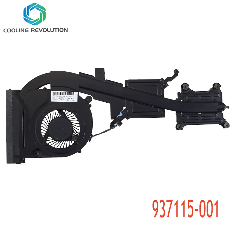 Laptop Cpu Ventilador do Dissipador de Calor para hp Zbook 14u g4 745 840 848 g3 g4 Hsn-i11c 6043b0223511 937115001 - Imagem 2