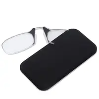 3 pièces pince nez Mini lunettes de lecture pour hommes lunettes optiques avec boîte portefeuille lunettes de Prescription 1.0-3.0 2