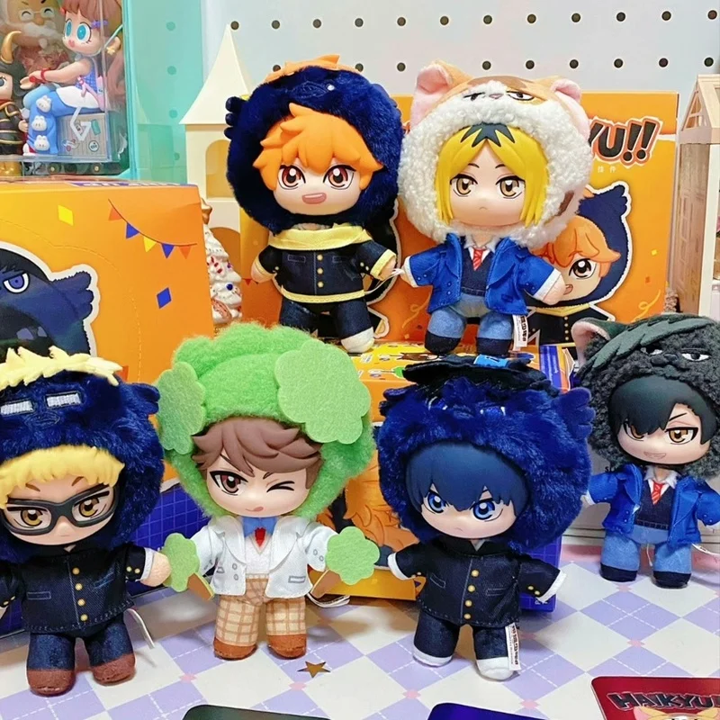 Genuine EAKi Haikyuu!! Mascot Plush Blind Box - Cute Soft Vinyl Keychain Pendant - Hinata Shoyo Collectible Gift