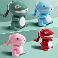 Hand Crank Cute Dinosaur Mechanical Pencil Sharpener Automatically Enters Lead Creative Cartoon Stationery Office School Supplie 2