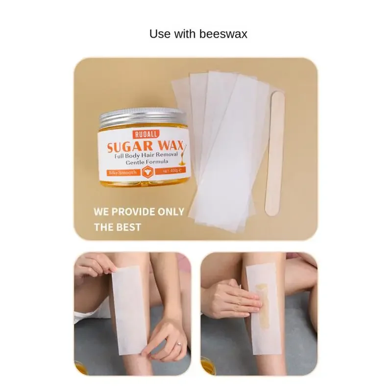 Professional Hair Removal Waxing Strips Non-woven Fabric Waxing Papers Depilatory Beauty Tool for Leg Hairs Removal 5