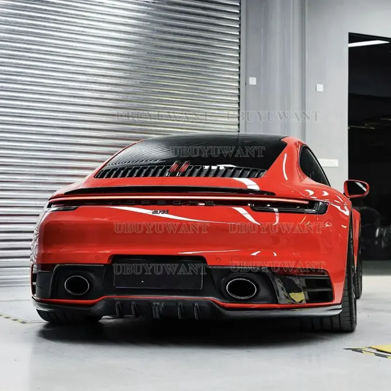 2018 2019 2020 2021 Anno Per Porsche Carrera 992 Spoiler Car Styling In Fibra Di Carbonio Labbro Posteriore Tetto Spoiler Tronco Boot Wing