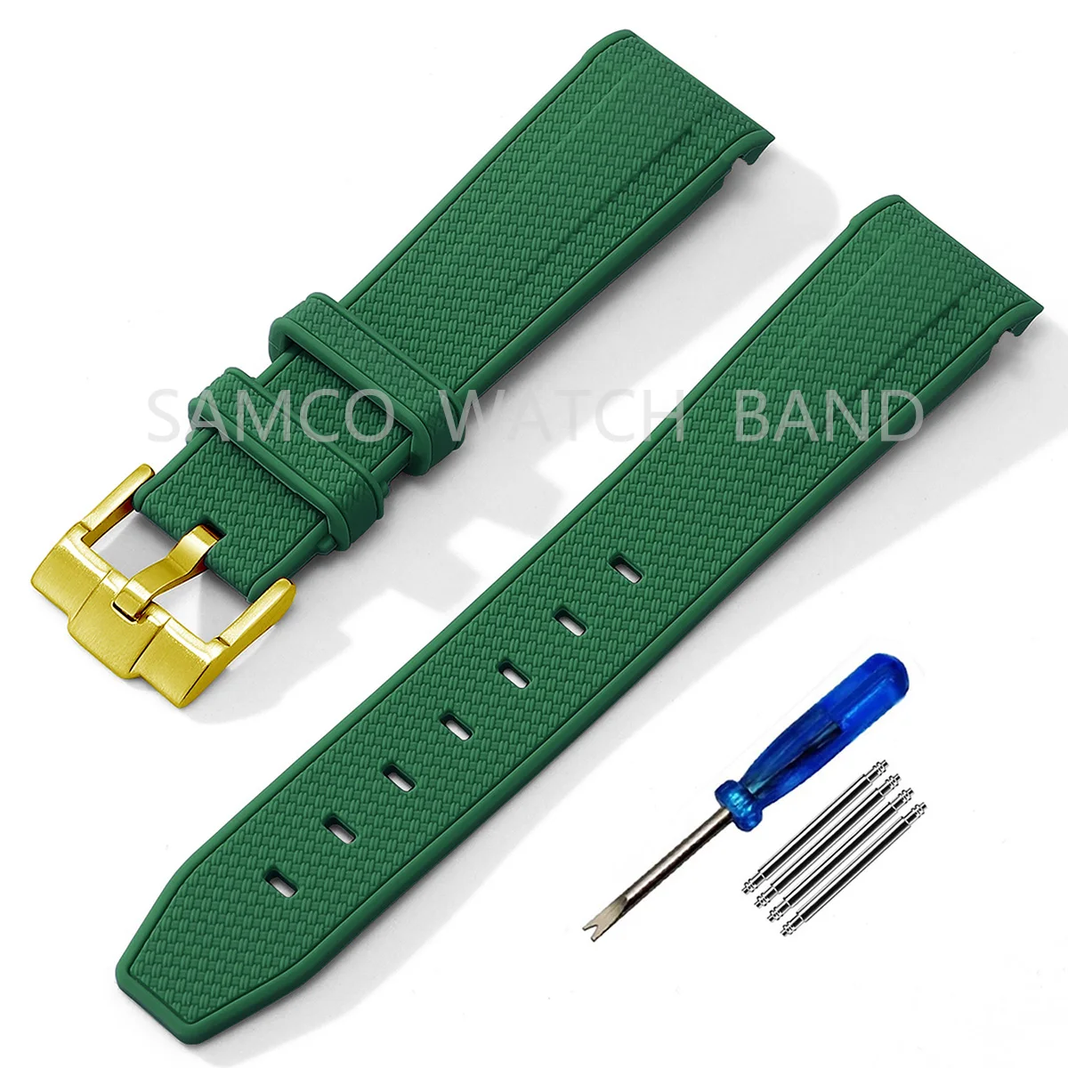 Premium Silicone Watch Strap - 20mm Rubber Replacement Band