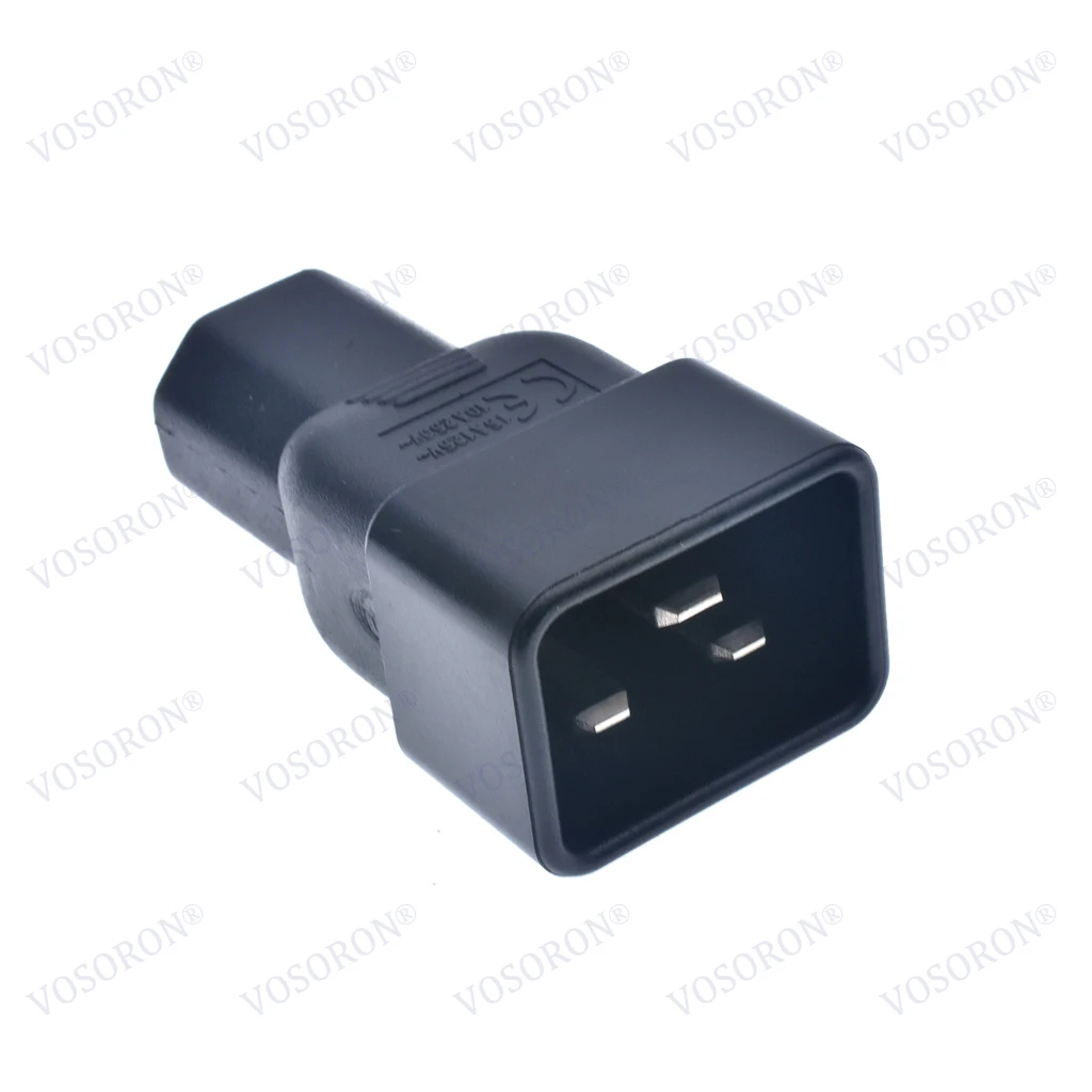 AC Adapter IEC 320 C13 to C20 IEC 16A to 10A C20 16A C13 10A Power Connector plug adapter,ac adapter,power plug connector