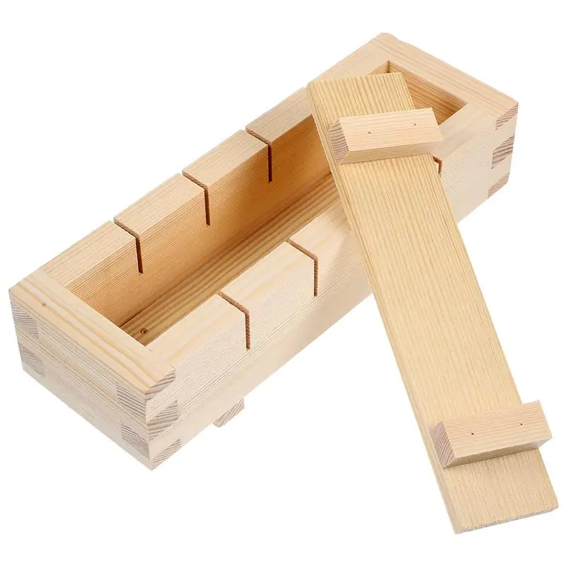 Cake Mold 12Pcs Wooden Sushi Mold Set Rectangular Nigiri Rice Maker Oshizushi Box Kitchen Gadgets Baking Pan Sushi Making Tools