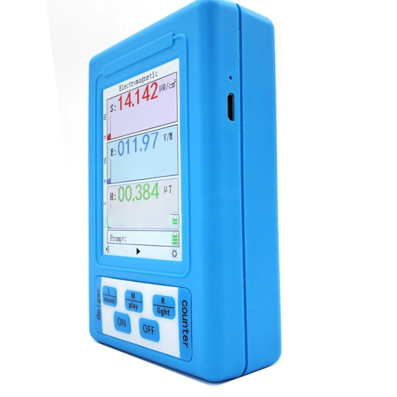 

Portable Lightweight Electromagnetic Radiation Detector High Accuracy EMF Meter Radiation Monitor Tester for Substation