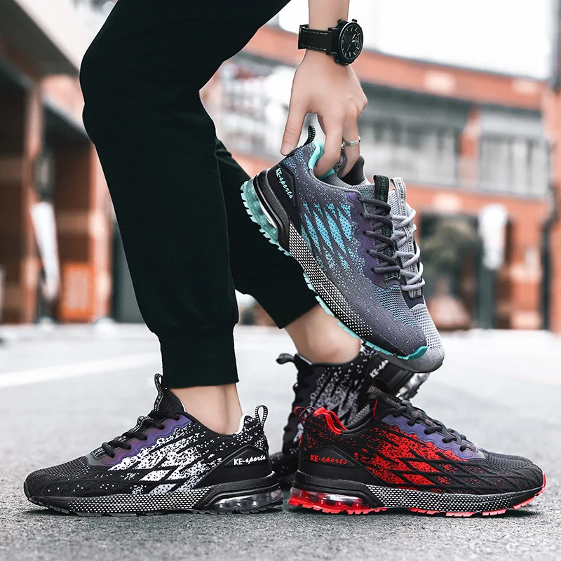 

2023 new Professional Running Shoes For Men Lightweight Men's Designer Mesh Sneakers Lace-Up Male Outdoor Sports Tennis Shoe