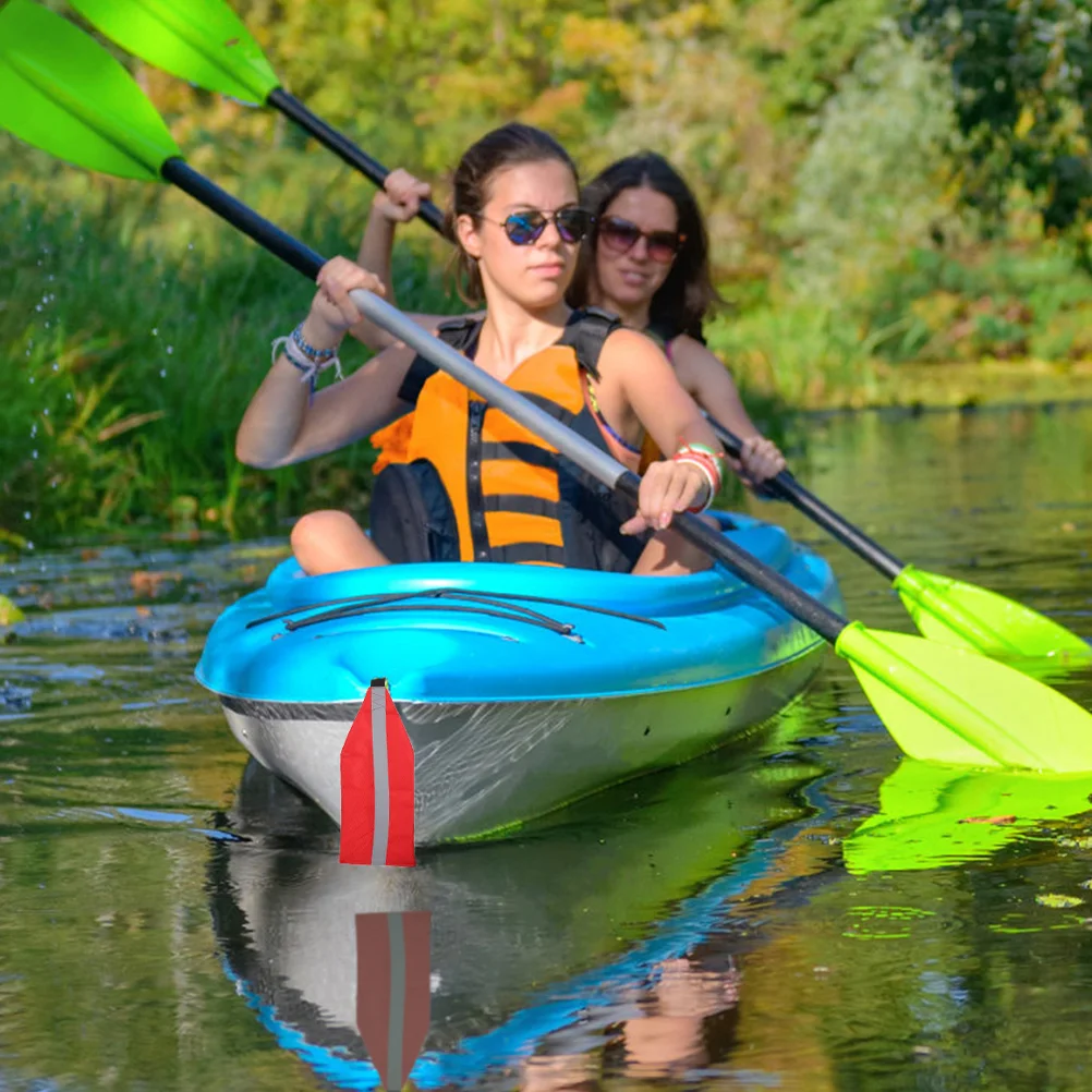

2 Pcs Accessories for Kayak Safety Flag Banner Towing Canoe Warning Flags Travel