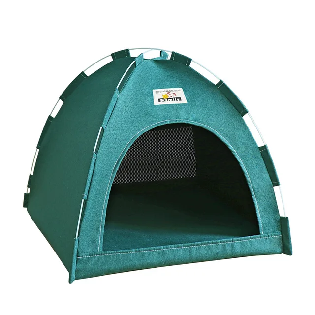 Foldable Cat House Pet Tent Four Seasons Universal Cat and Dog Pet Nest Summer Cool Mat Outdoor Portable Foldable Breathable 5