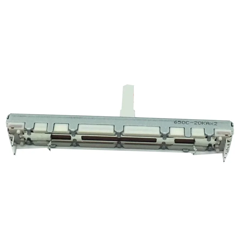 Japan 60mm 7.5 cm A20KX2 Linear Potentiometer ALPS Switch Mixer Fader 75MM Double A20K Handle Length 15MM