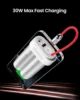 SHARGE Pouch Mini 10000mAh Power Bank 30W Portable Charger with Built-in Type C Cable to USB-A Port Battery Pack for iPhone 16 2