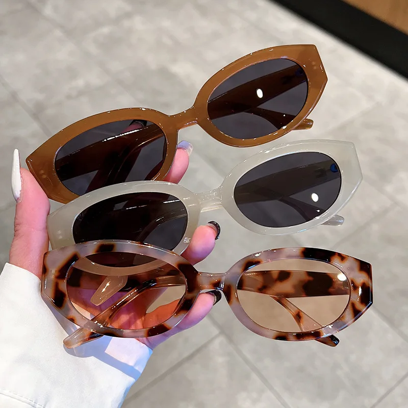 

Vintage Oval Sunglasses Women Fashion Retro Female Sun Glasses New Trendy Luxury Brand Designer UV400 Lady Shades Eyewear Lentes
