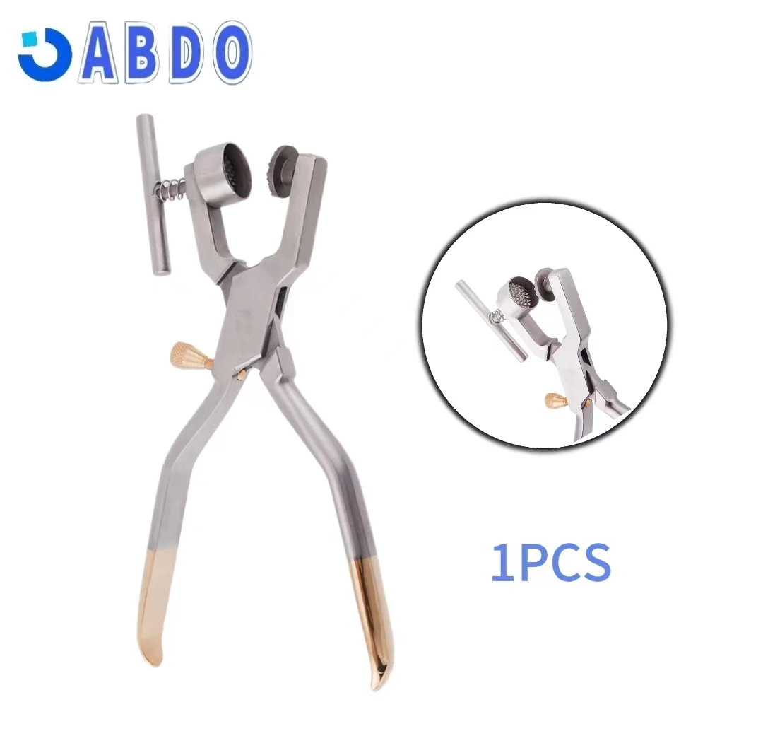 DentalBoneCrusherForcepsHighQualityStainlessSteelOralImplantBoneMillMorselizer