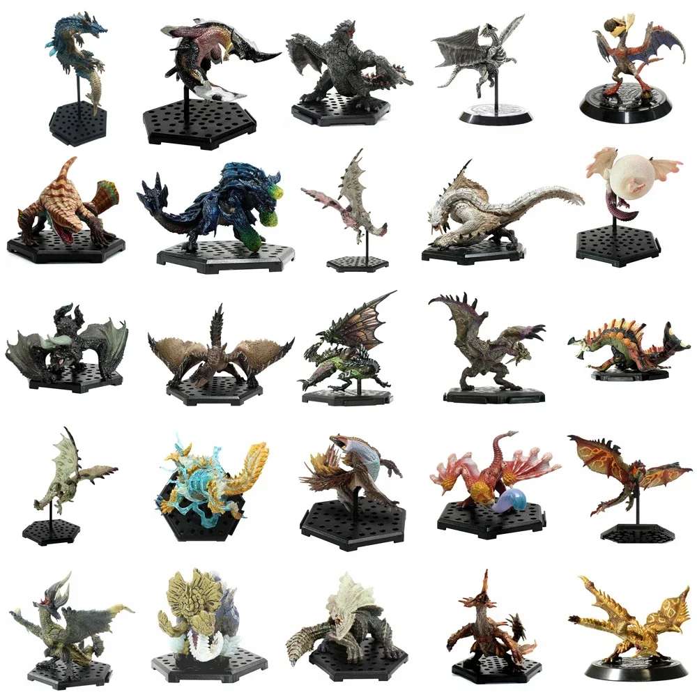 

Japanese Genuine Scale Model Monster Hunter Rise of Dawn Series Black Erosion Dragon Destroy Dragon Brok Action Figure Toys