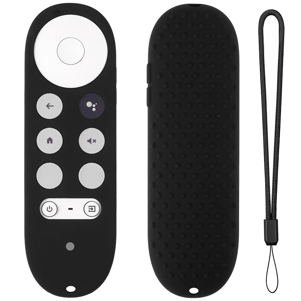 

Silicone Protective Case For Google SmartTV Remote Control Non-slip Soft Durable Shockpro Protective Cover Shell
