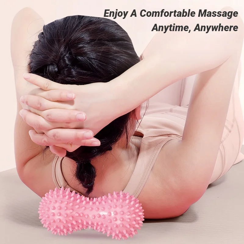 Massage Ball Peanut Spiky Training Muscle Pain Stress Foot Relaxation Myofascial