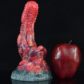 Mixed Color Simulation Animal Dildo for Vac-u-Lock Sex Machine Big Dildo Love Machine Attachment Adult women man Masturbation 6