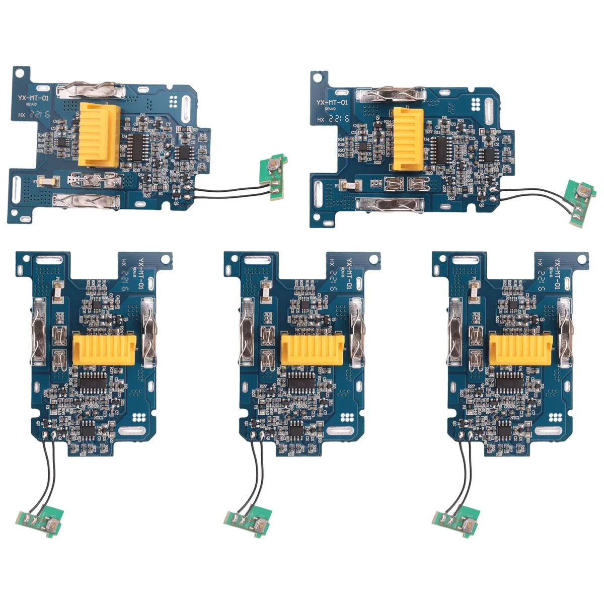 A23G 5Pcs BL1830 리튬 이온 배터리 BMS PCB 충전 보호 보드 Makita 18V 전동 공구 BL1815 BL1860 LXT400 Bl1850