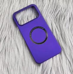 Slim Colorful Frosted Matte Magsafe - Compatible Rubber Case - Hard PC Cover for OnePlus 11 (PURPLE)