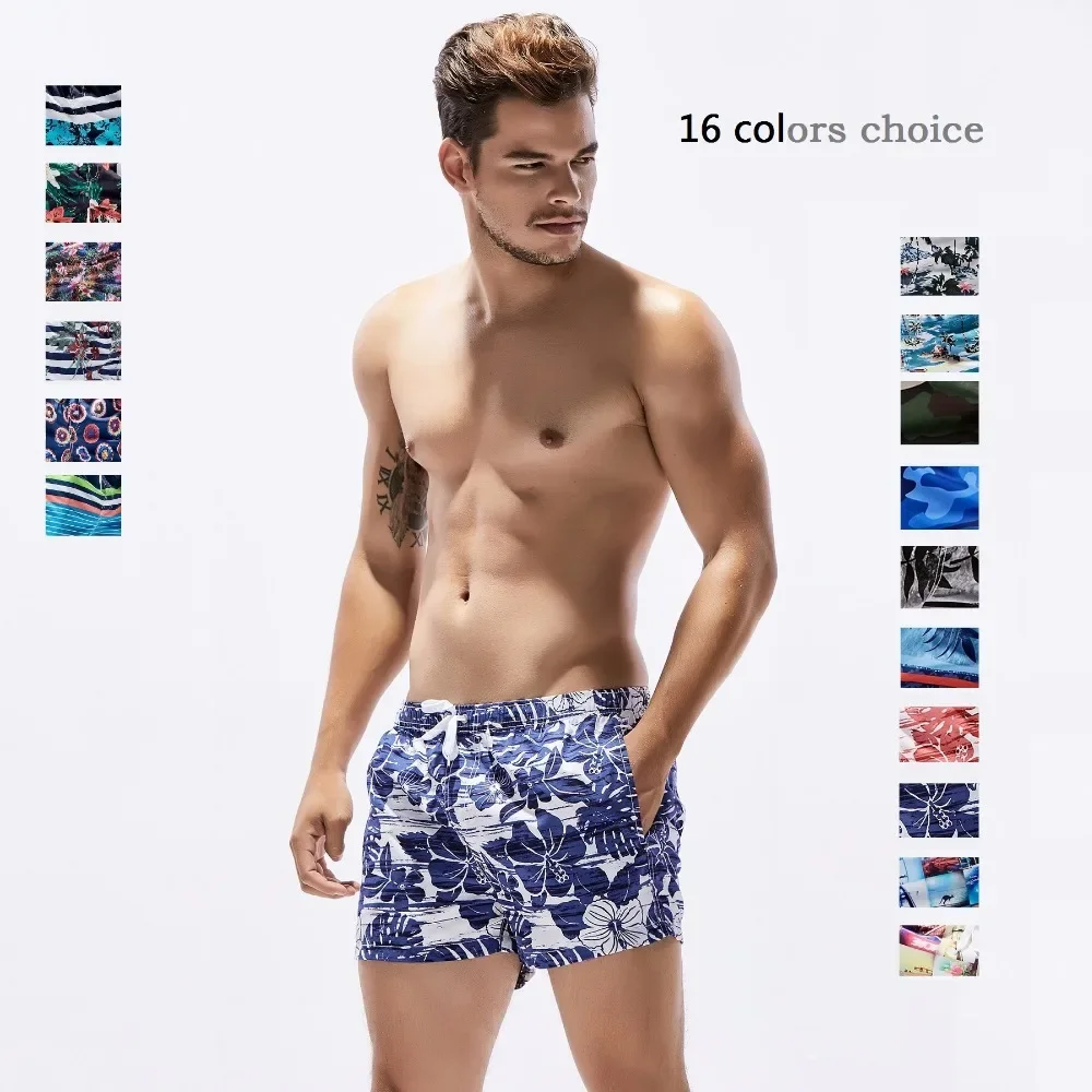 SEOBEAN NEW Men\'s shorts casual summer beach pants Board Shorts 16 colors