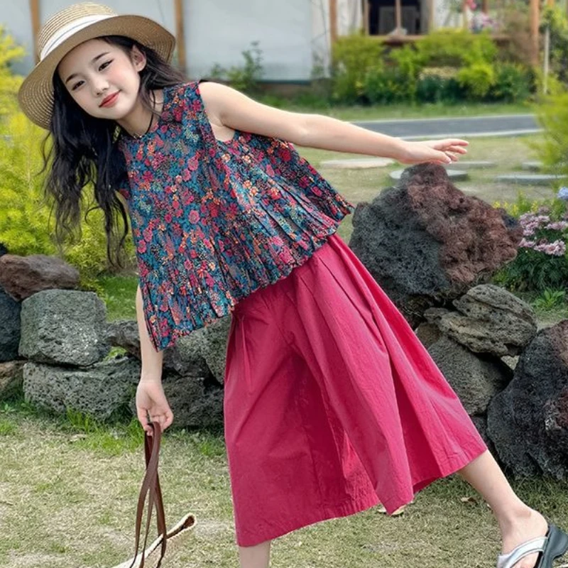 Kids Girl Clothes Summer Suits for Girls 12 14 Years Old Clothing